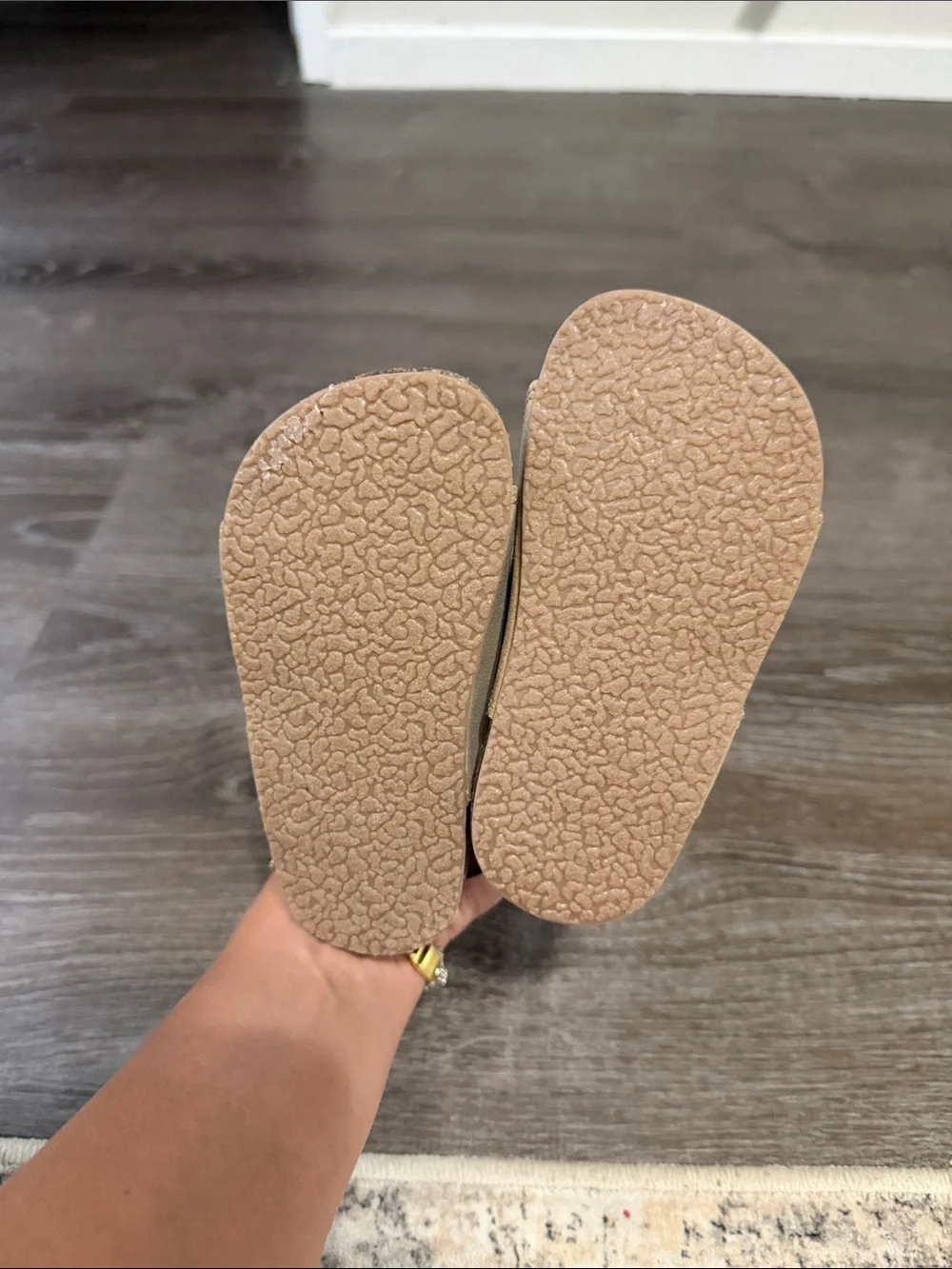 OshKosh B'gosh Tan Double-Buckle Kids Sandals